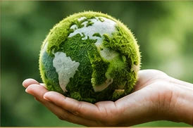 Green planet and environmental protection