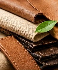 Leather and textile materials for equestrian products